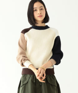 Jackman × BEAMS BOY / 別注 ワッフル ミドルネック クレイジー