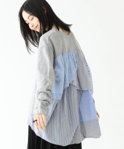 TORI-TO × BEAMS BOY / ウラケ バック トゥ フロント クルー スウェット