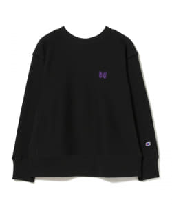＜UNISEX＞Champion × NEEDLES / 別注 リバースウィーブ クルーネック スウェット