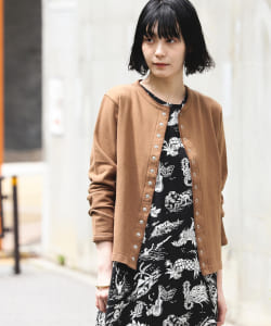 BEAMS BOY / リングドット カーディガン 21SS