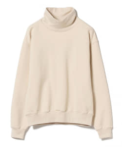 AURALEE / SUPER SOFT HEAVY SWEAT MOCK NECK P/O