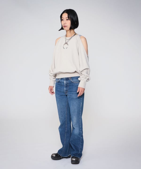 ☆【ワクチントレーナー】ショルダージップ段ボールスウェット