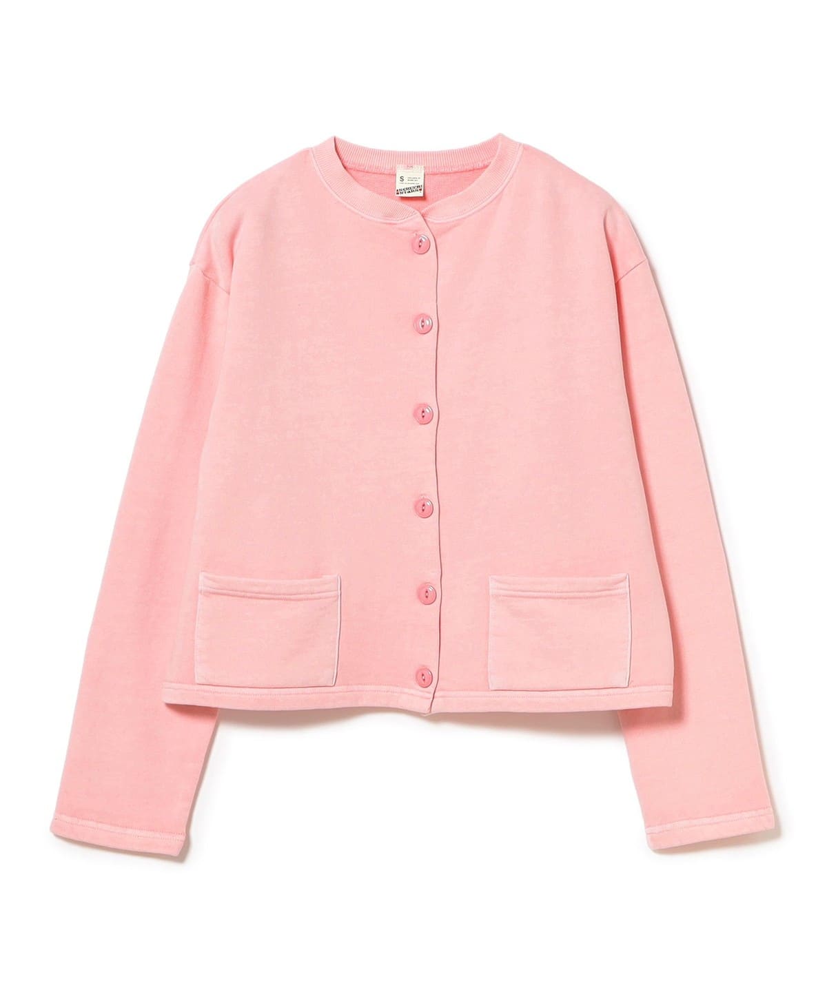 【別注】SCREEN STARS スクリーンスターズ / ボタン スウェット カーディガン トップス WOMEN PINK ONE SIZE 【別注】SCREEN STARS スクリーンスターズ / ボタン スウェット カーディガン トップス WOMEN PINK ONE SIZE