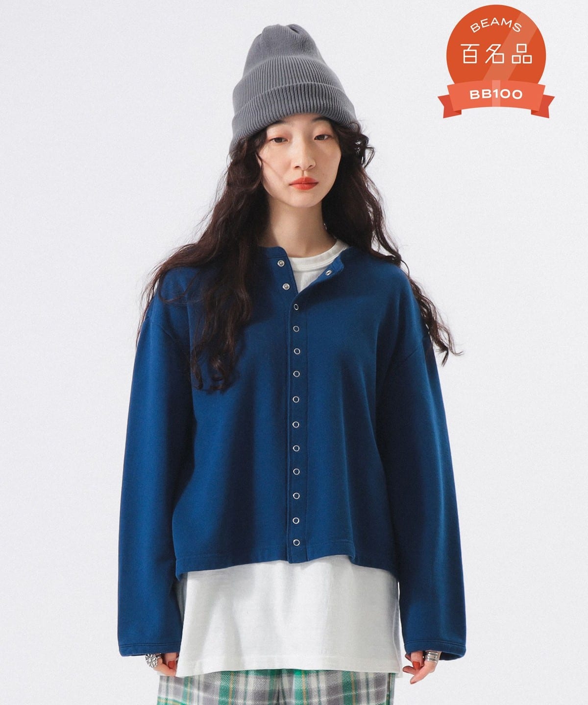 リングドット カーディガン トップス WOMEN BLUE 2 リングドット カーディガン トップス WOMEN BLUE 2