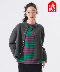 【+15%ポイントUP】リングドット カーディガン
