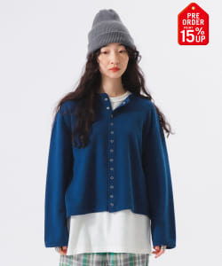 【+15%ポイントUP】リングドット カーディガン