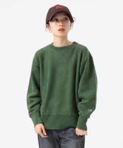 【+15%ポイントUP】【別注】Champion / バックプリント リバースウィーブ(R) クルー スウェット