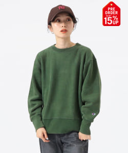 【+15%ポイントUP】【別注】Champion / バックプリント リバースウィーブ(R) クルー スウェット