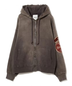 BOW WOW / BASEBALL CHAMPION ZIP HOODIE AGED