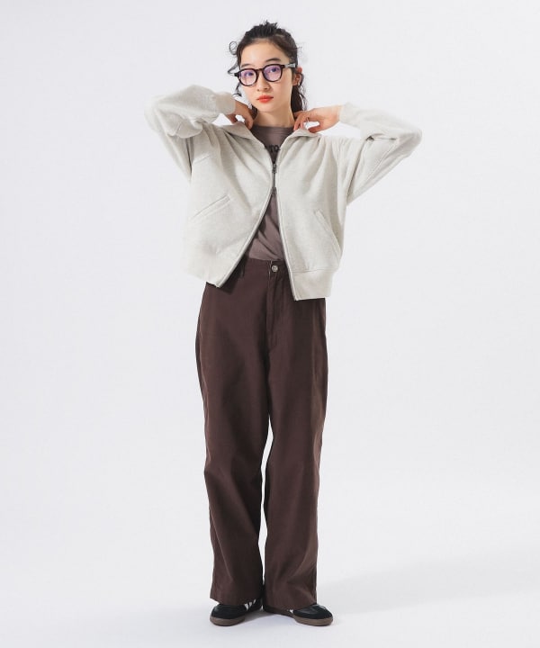 BEAMS BOY（ビームス ボーイ）セーラー スウェット フルジップ