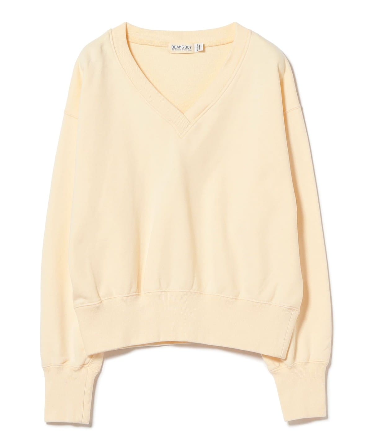 BEAMS BOY（ビームス ボーイ）フリーダムスリーブ Vネック スウェット 