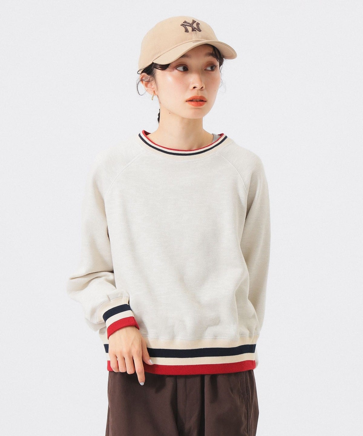 20-60代 人気ファッションブランド BEAMS BOY（ビームス リブ ライン / ボーイ）【別注】Healthknit トップス