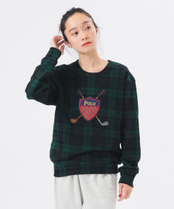 〈WOMENS〉【別注】POLO RALPH LAUREN / SWEATSHIRT(BLACKWATCH)	