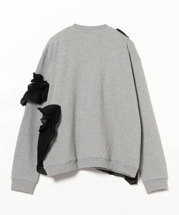 美品！BEAMS 【別注】TORI-TO / コラージュ スウェット グレー ロマンティックが止まらない」《TORI-TO》別注スウェットのご