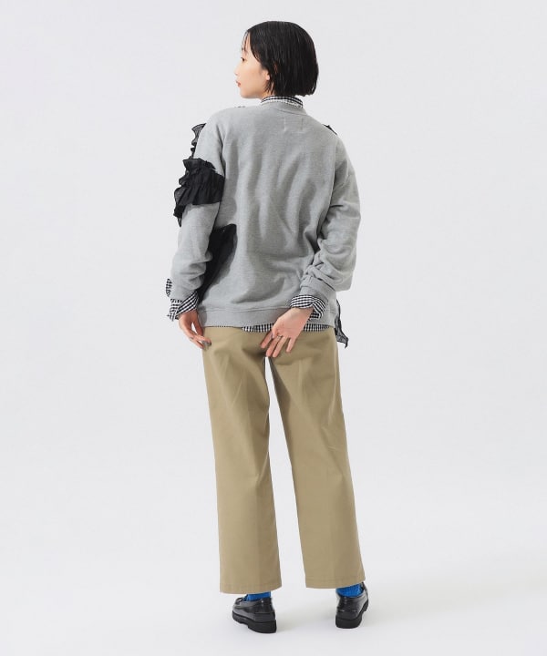 美品！BEAMS 【別注】TORI-TO / コラージュ スウェット グレー ロマンティックが止まらない」《TORI-TO》別注スウェットのご