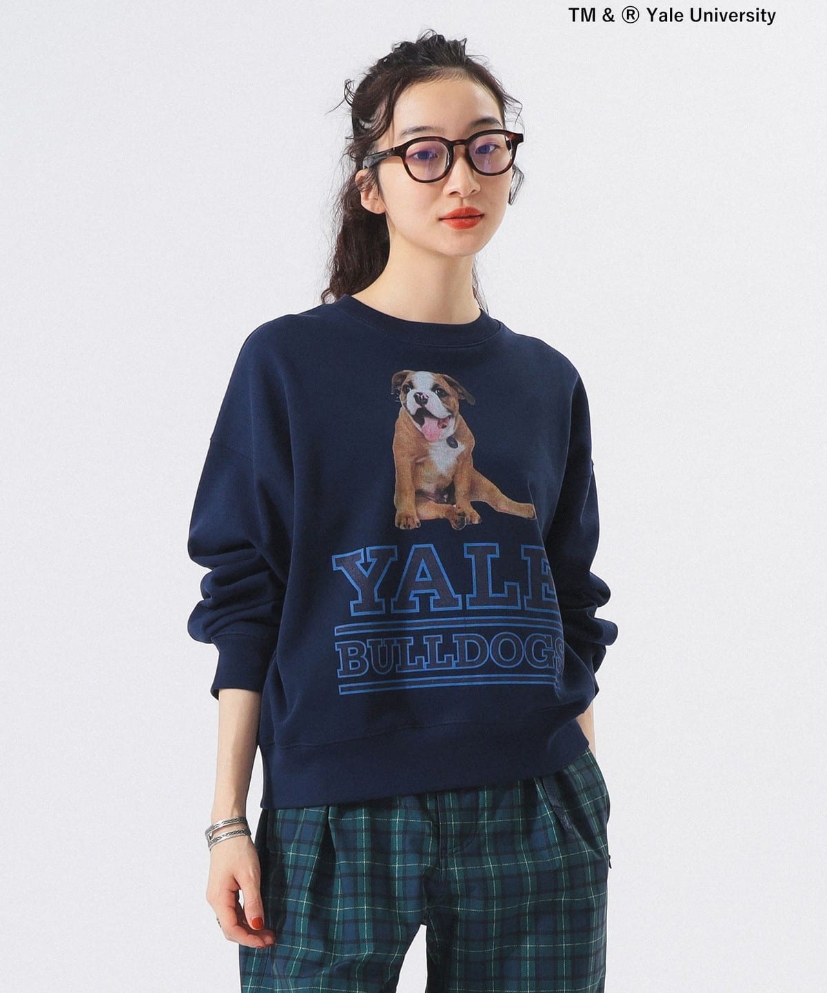 【別注】THE BOOKSTORE / YALE スウェット 25FW トップス WOMEN NAVY ONE SIZE 【別注】THE BOOKSTORE / YALE スウェット 25FW トップス WOMEN NAVY ONE SIZE