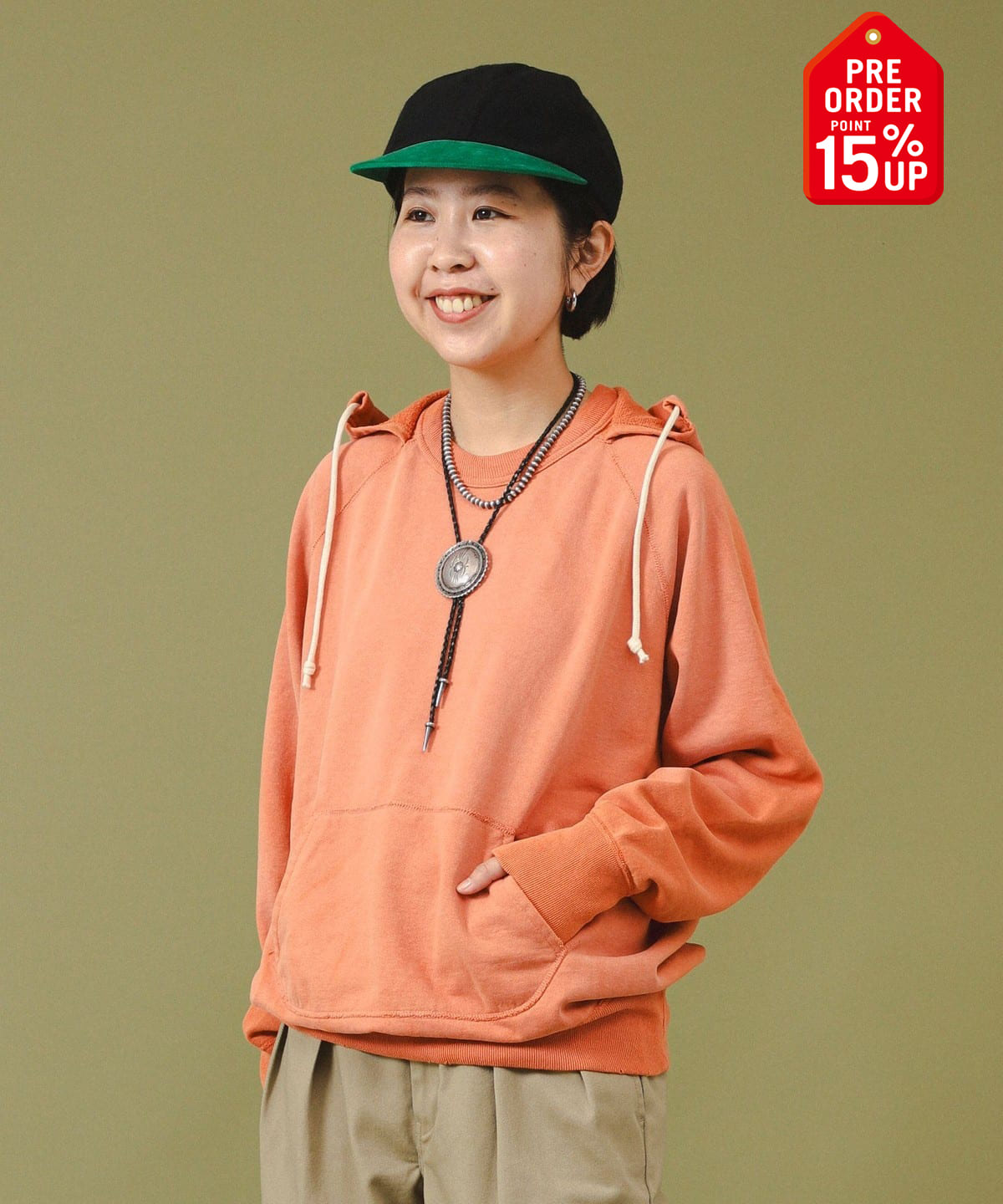 【+15%ポイントUP】【別注】WAREHOUSE & CO. ウェアハウスカンパニー / セコハン 後付け フーディー トップス WOMEN ORANGE ONE SIZE 【+15%ポイントUP】【別注】WAREHOUSE & CO. ウェアハウスカンパニー / セコハン 後付け フーディー トップス WOMEN ORANGE ONE SIZE