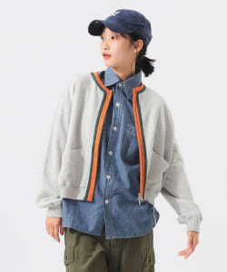 【+10%ポイントUP】スリートーン スウェット カーディガン