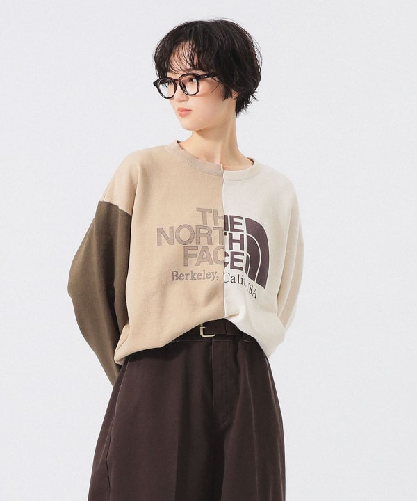 【別注】THE NORTH FACE PURPLE LABEL / アシメ ロゴ スウェット 26FW