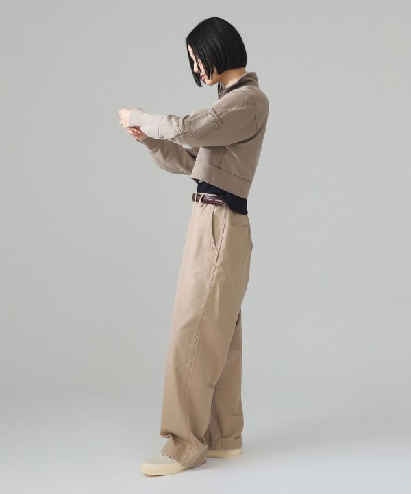 maturely / ロング ジップ スタンド オーガニック コットン Model : H173 B77 W57 H82　Size : 1