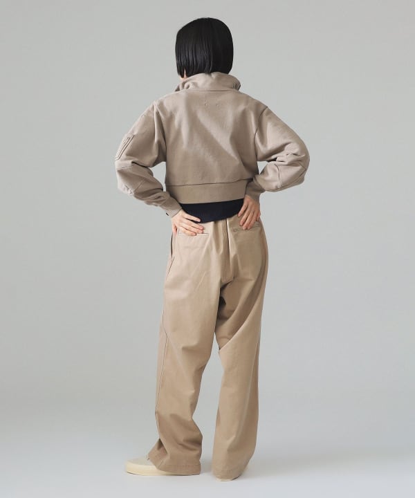 maturely / ロング ジップ スタンド オーガニック コットン Model : H173 B77 W57 H82　Size : 1