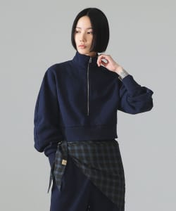 maturely / ロング ジップ スタンド オーガニック コットン