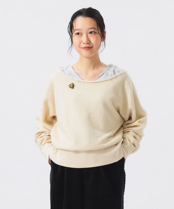 ダメージ スウェット プルオーバー BEAMS STAFF：H159　Size：1