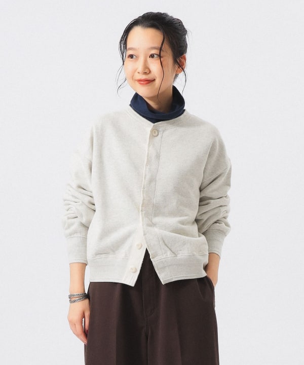 スウェット ミリタリー カーディガン BEAMS STAFF：H159　Size：1