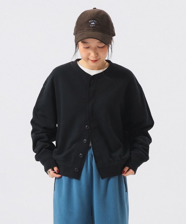 スウェット ミリタリー カーディガン BEAMS STAFF：H159　Size：1