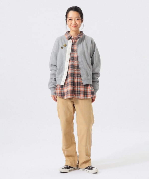 スウェット ミリタリー カーディガン BEAMS STAFF：H159　Size：1
