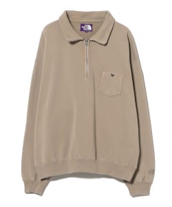 THE NORTH FACE PURPULE LABEL / Garment Dyed Field Half Zip Sweatshirts
