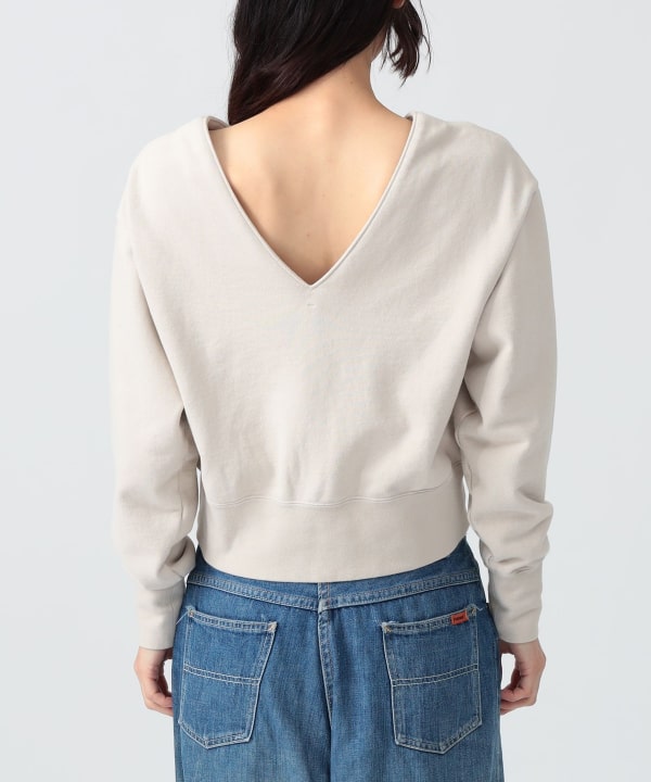 〈WOMEN〉レース アップ スウェット