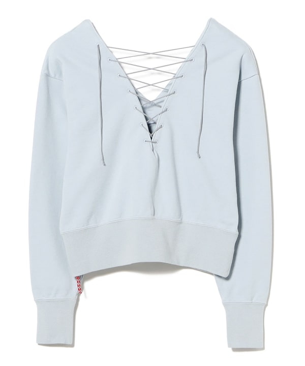 〈WOMEN〉レース アップ スウェット