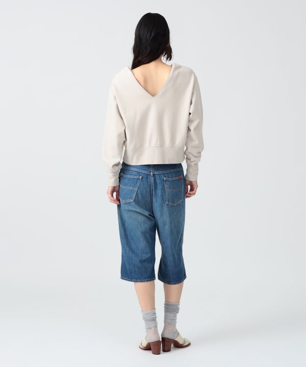 〈WOMEN〉レース アップ スウェット Model : H170 B83 W60 H87　Size : SIZE 1