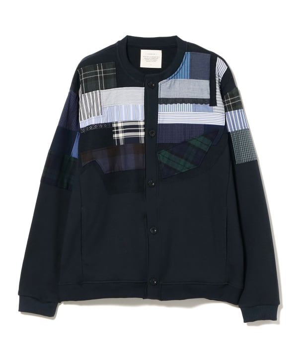【別注】TORI-TO × BEAMS BOY / パッチワーク カーディガン