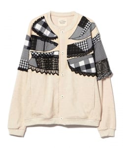【別注】TORI-TO × BEAMS BOY / パッチワーク カーディガン
