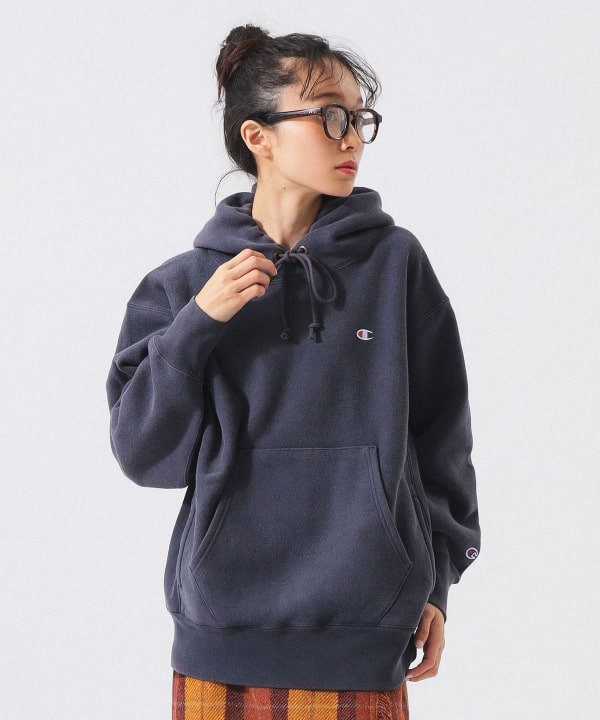 【別注】Champion × BEAMS BOY / リバースウィーブ(R) フーディー