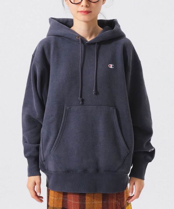 【別注】Champion × BEAMS BOY / リバースウィーブ(R) フーディー