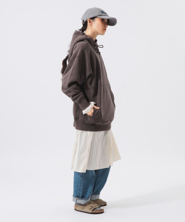 【別注】Champion × BEAMS BOY / リバースウィーブ(R) フーディー Model : H161 B76 W60 H82　Size : M SIZE