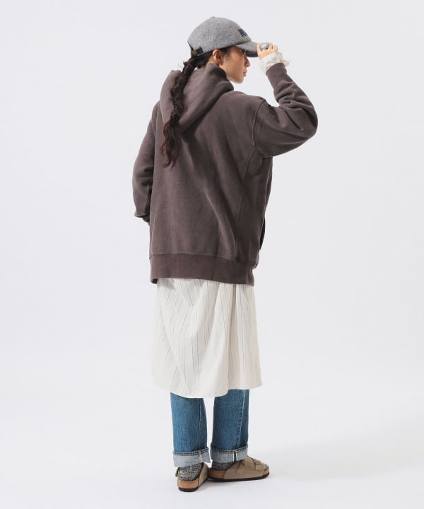 【別注】Champion × BEAMS BOY / リバースウィーブ(R) フーディー Model : H161 B76 W60 H82　Size : M SIZE