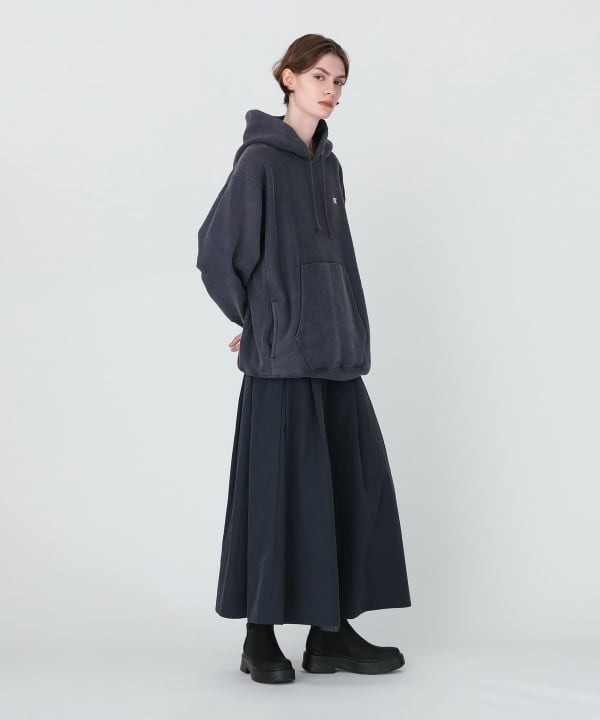 【別注】Champion × BEAMS BOY / リバースウィーブ(R) フーディー Model：H175 B79 W60 H88 SIZE：M