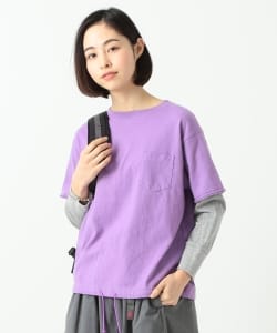 BEAMS BOY / レイヤード クルーネック Tシャツ