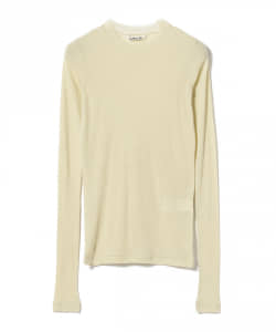 AURALEE / HIGH GAUGE SHEER RIB L/S TEE
