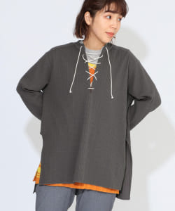 〈WOMEN〉BEAMS JAPAN / レースアップ ロングスリーブ