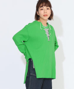 〈WOMEN〉BEAMS JAPAN / レースアップ ロングスリーブ