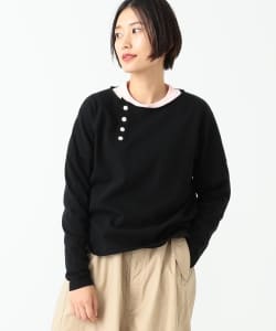 BEAMS BOY / アシンメトリー ヘンリー 7分袖