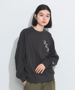 Champion × BEAMS BOY / 別注 ラグラン クルーネック Tシャツ