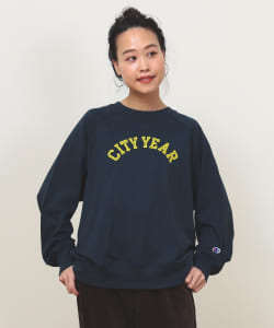 Champion × BEAMS BOY / 別注 ラグラン クルーネック Tシャツ