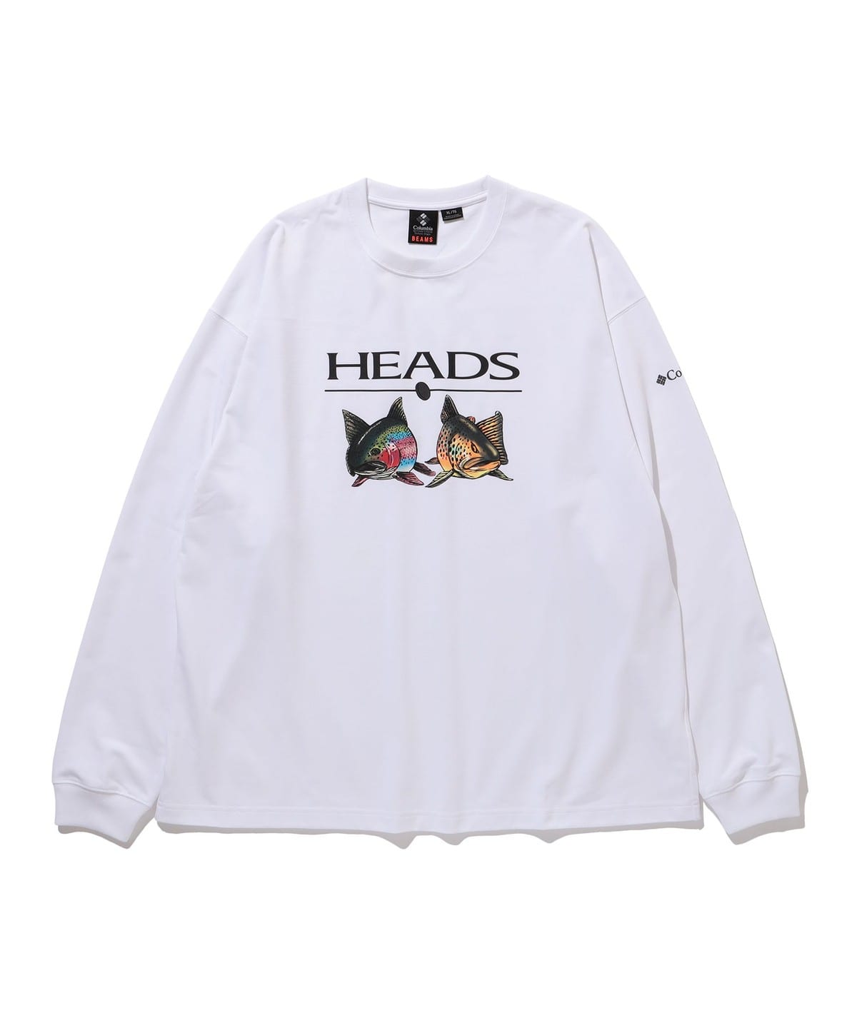 MEN〉Columbia × BEAMS / 別注 ロングスリーブ Tシャツ Headsu0026Tales-