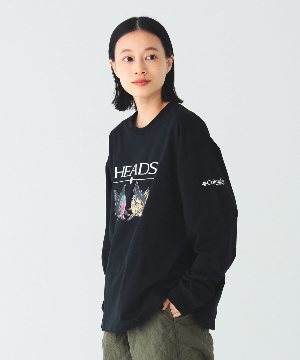 WOMEN〉COLUMBIA × BEAMS / 別注 ロングスリーブ Tシャツ Heads&Tales-